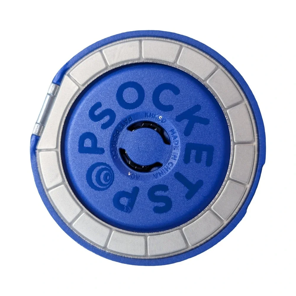 17-R PopSockets Magsafe Kick-out Phone Grip - Black & Blue (Referb) ⬇️